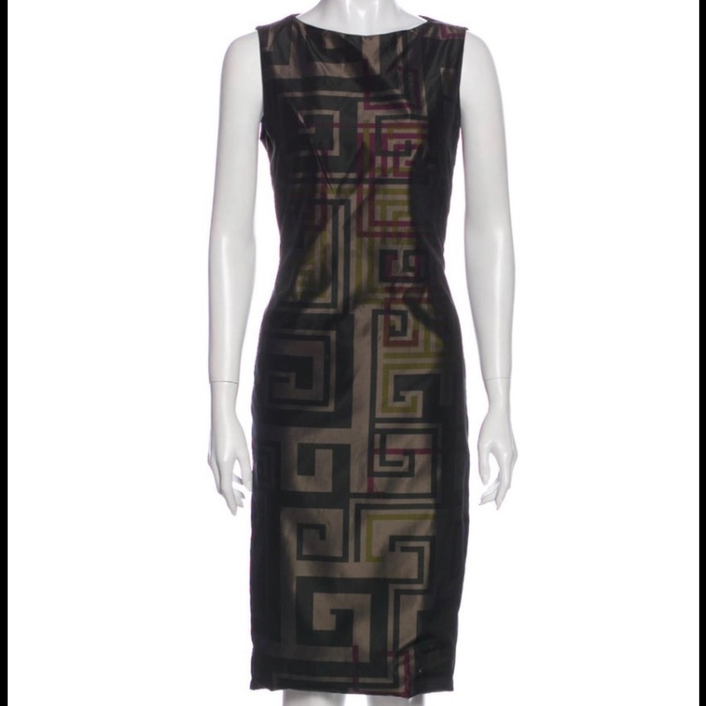 Akris punto multicolour sheath dress